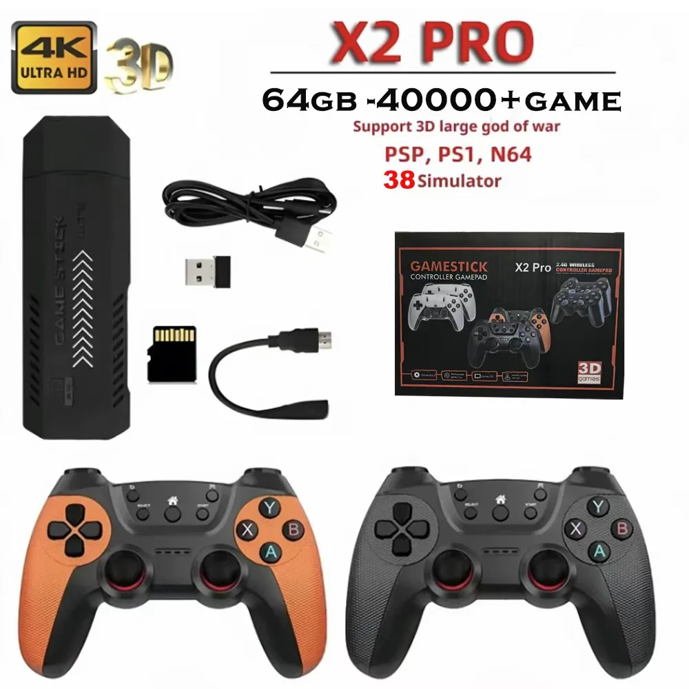 X2 Pro 48.000 Spiele Kabellose Controller mit HDMl-Ausgang -2-Controller-Zubehör - Image 2